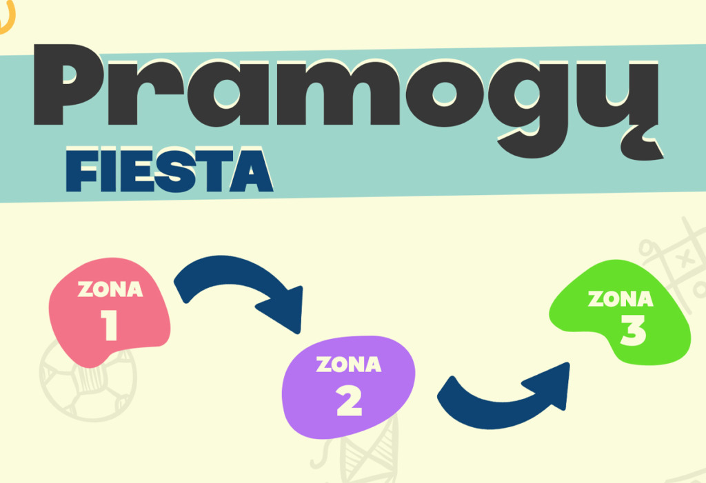 Pramogų fiesta - programa didelėms vaikų grupėms