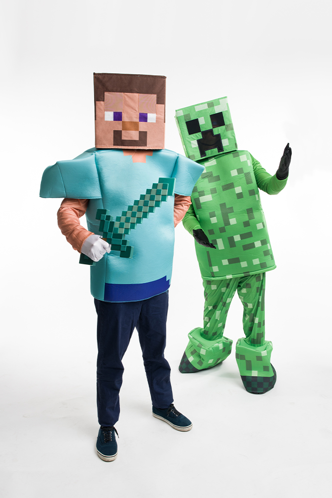 Pasinerkite į šventės nuotykius su Minecraft herojais!