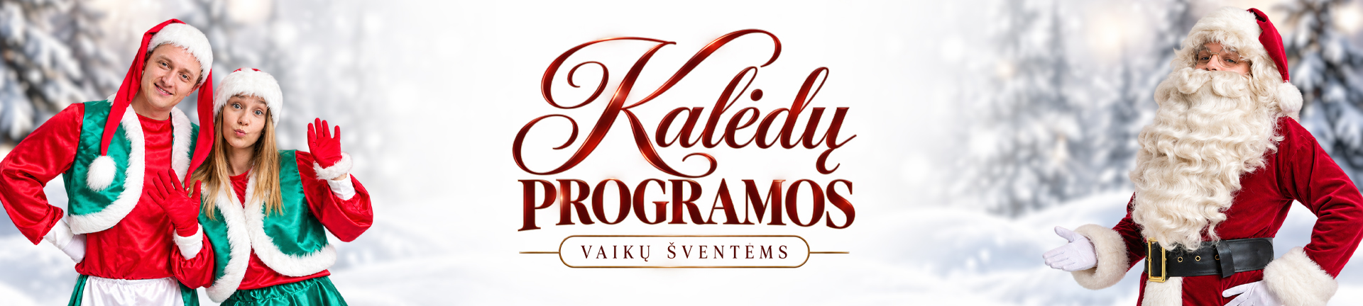 Linksmos MiMiDO Kalėdų programos - Kalėdų senelis, Snieguolė, pašėlę elfai, Blizgutė, Sniegė ir kiti Kalėdų personažai! Atvykstame į ugdymo įstaigas, biurus namus, miestų ir bendruomenių šventes ir kitur!